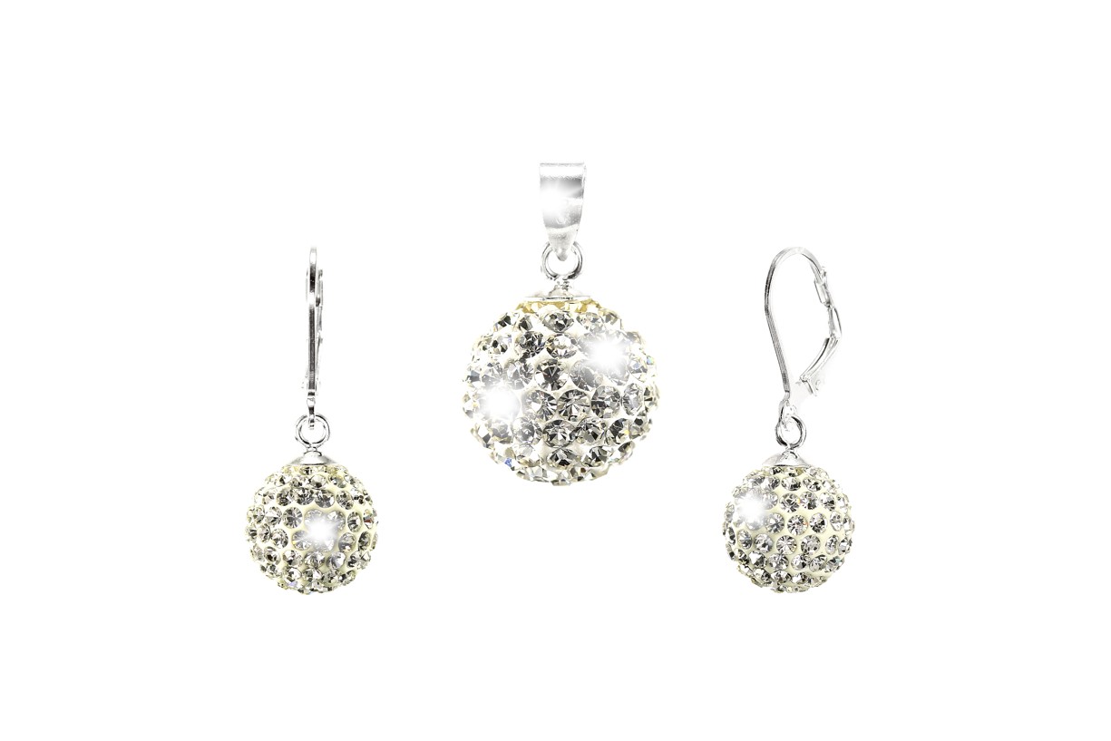 Šperky Nina - Strieborná súprava Swarovski komponent 925/1000 - set ag H 066